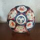Pretty earthenware plate Imari Japanese old