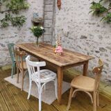 Table de ferme 191 cm x74 cm x 74,5 cm