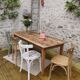 Table de ferme 191 cm x74 cm x 74,5 cm