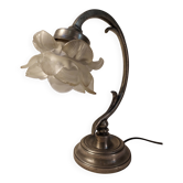 Art Deco table lamp in genuine pewter circa 1920