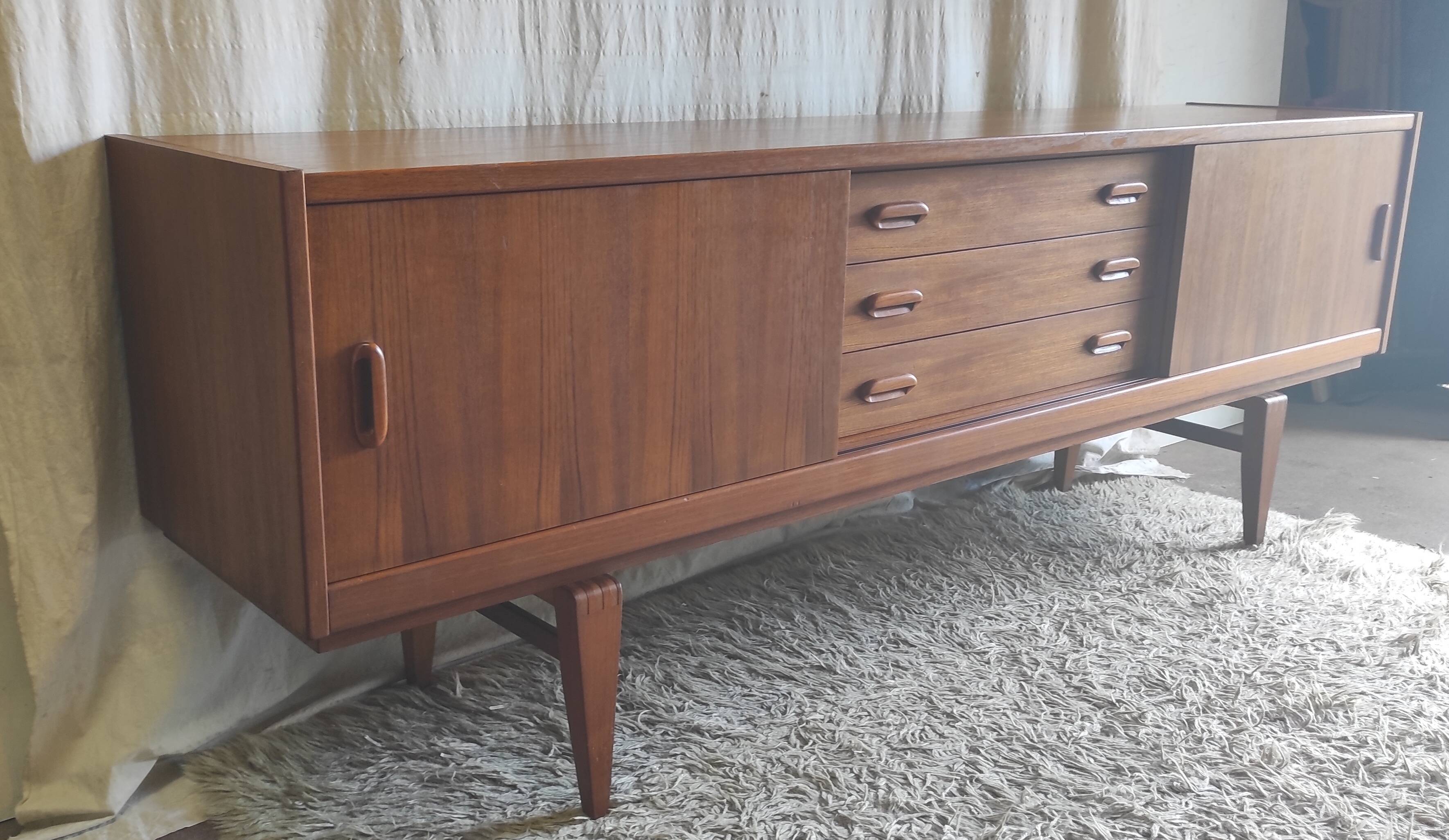 Scandinavian enfilade style in teak - Arnø furniture - 1950s/60s
