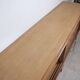 Guillerme and Chambron oak sideboard in light wood in a brutalist style.