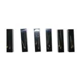Service of 6 resin knife holders and inclusion 60's years