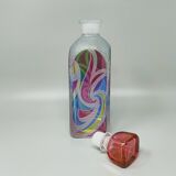 1970s Stunning Decanter or Decorative Bottle by Luigi Bormioli. Made in Ita