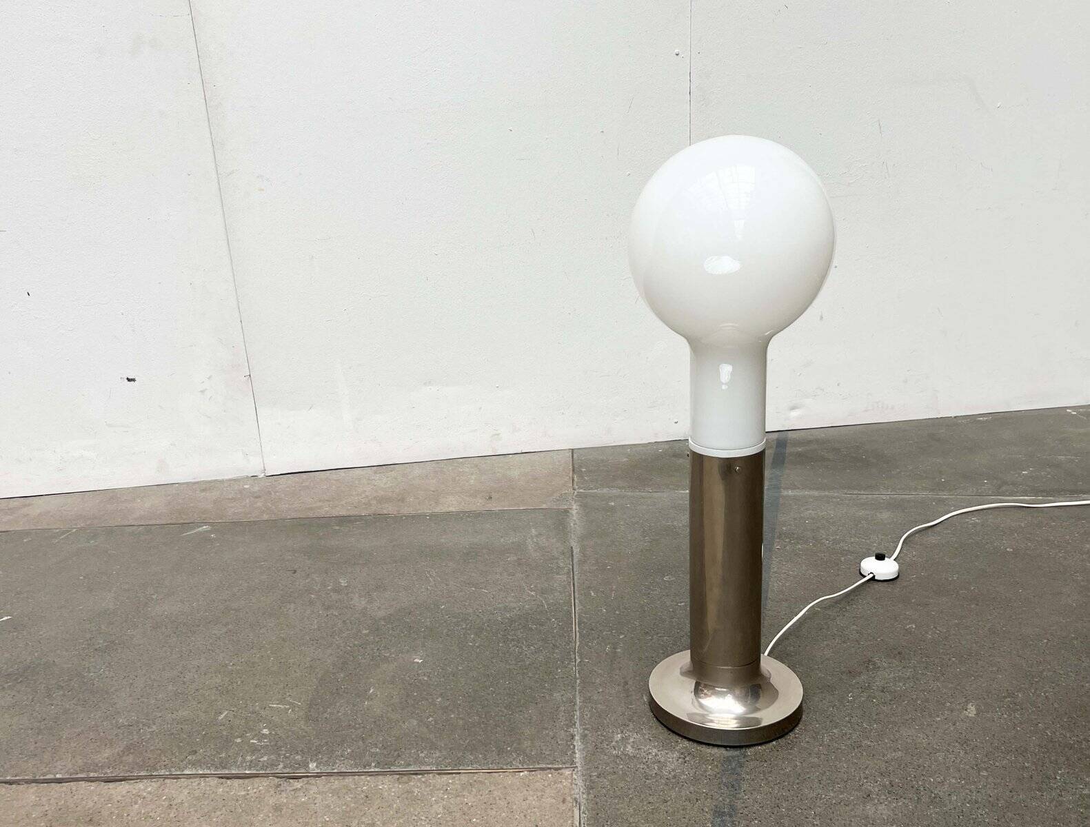Swiss design floor lamp modern bulb mid-century space age by Temde, 1960s