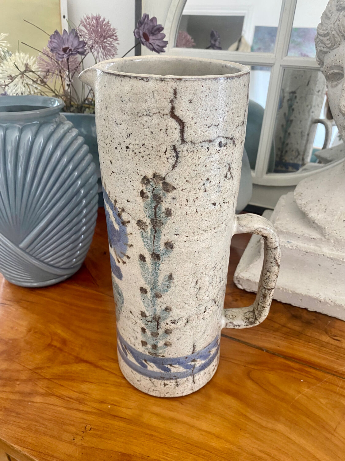 Pitcher or vase Gustave Reynaud ceramic Vallauris