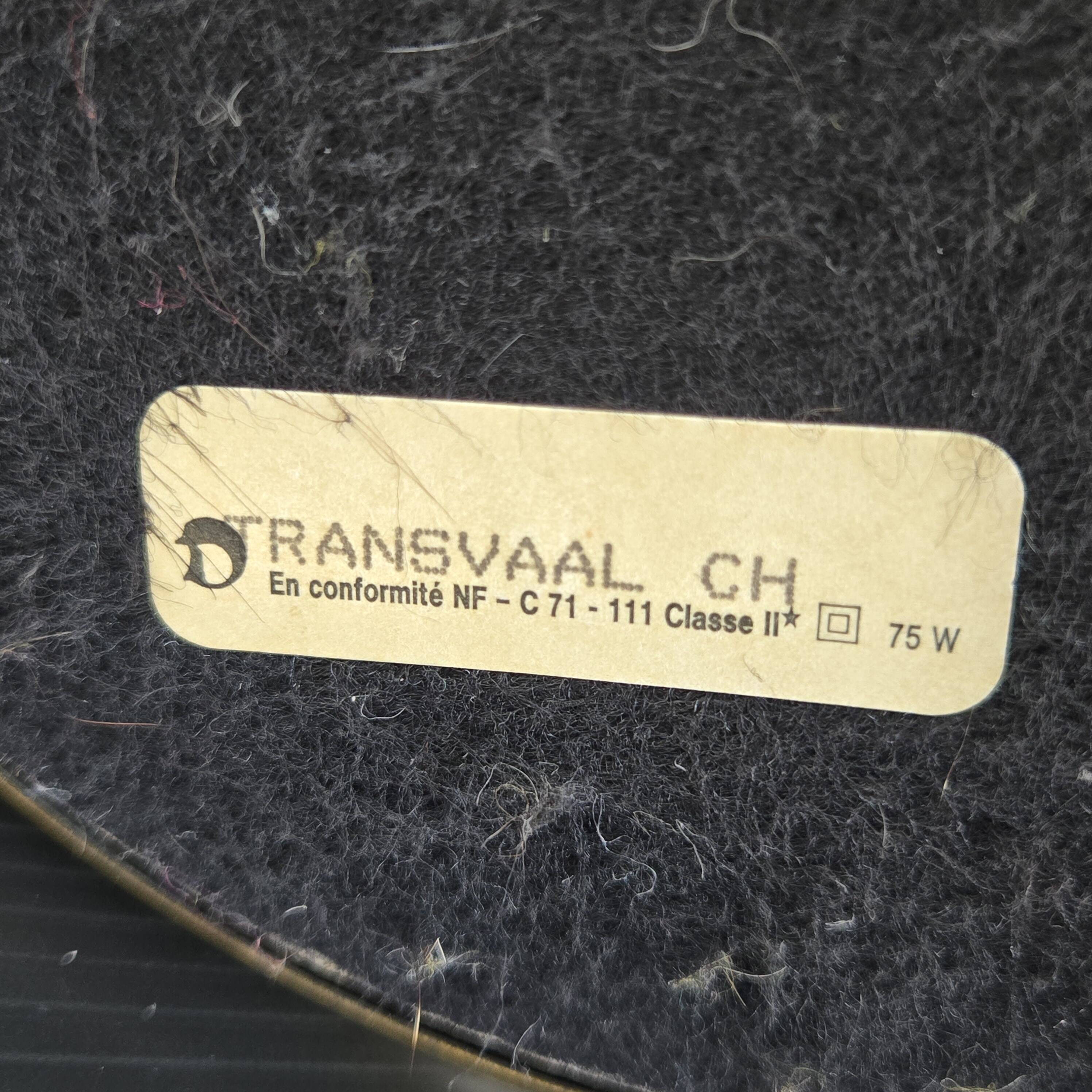 Vintage Transvaal 1970s Amphora Lamp