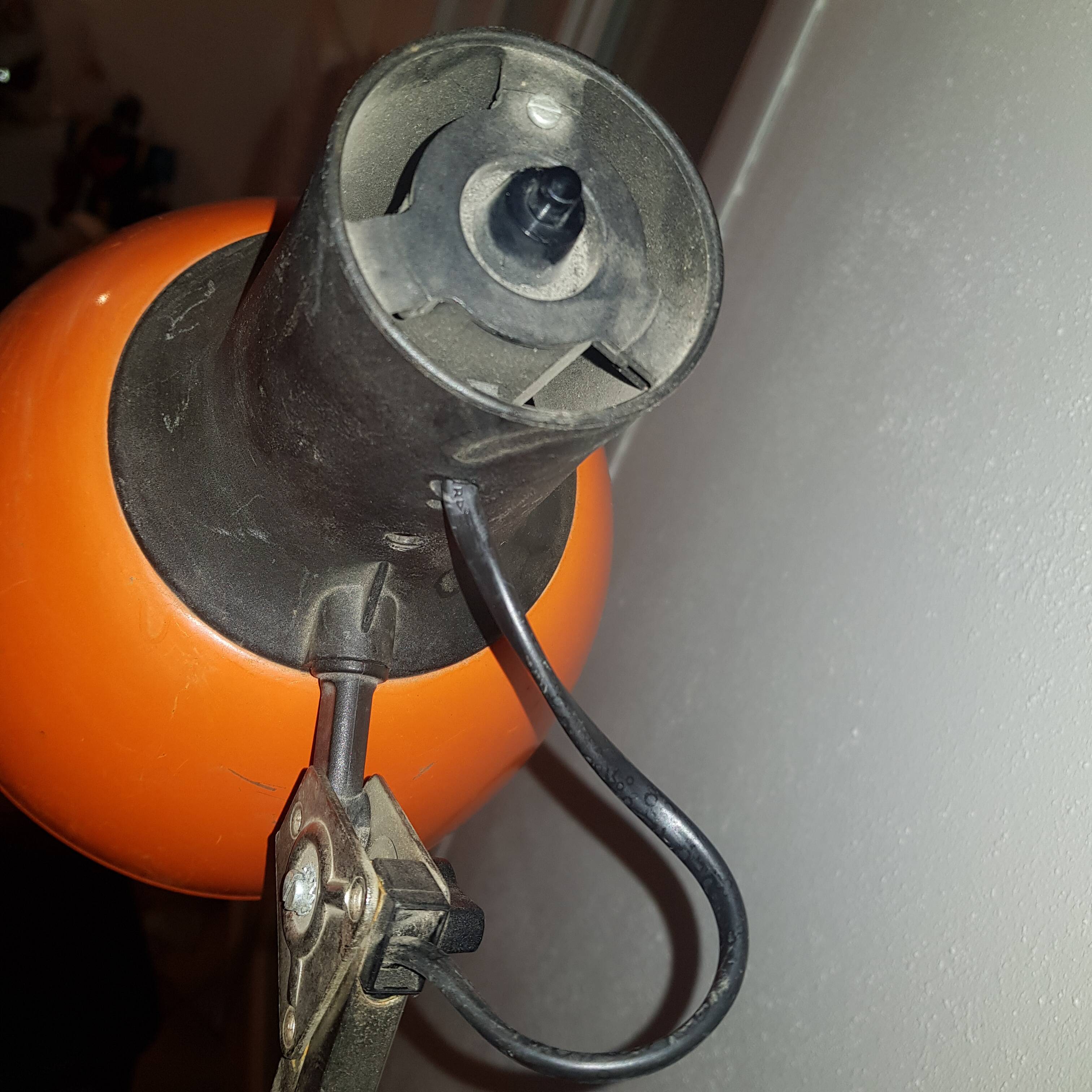 Vintage floor lamp with wheels Lival p12