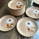 Handmade stoneware plate