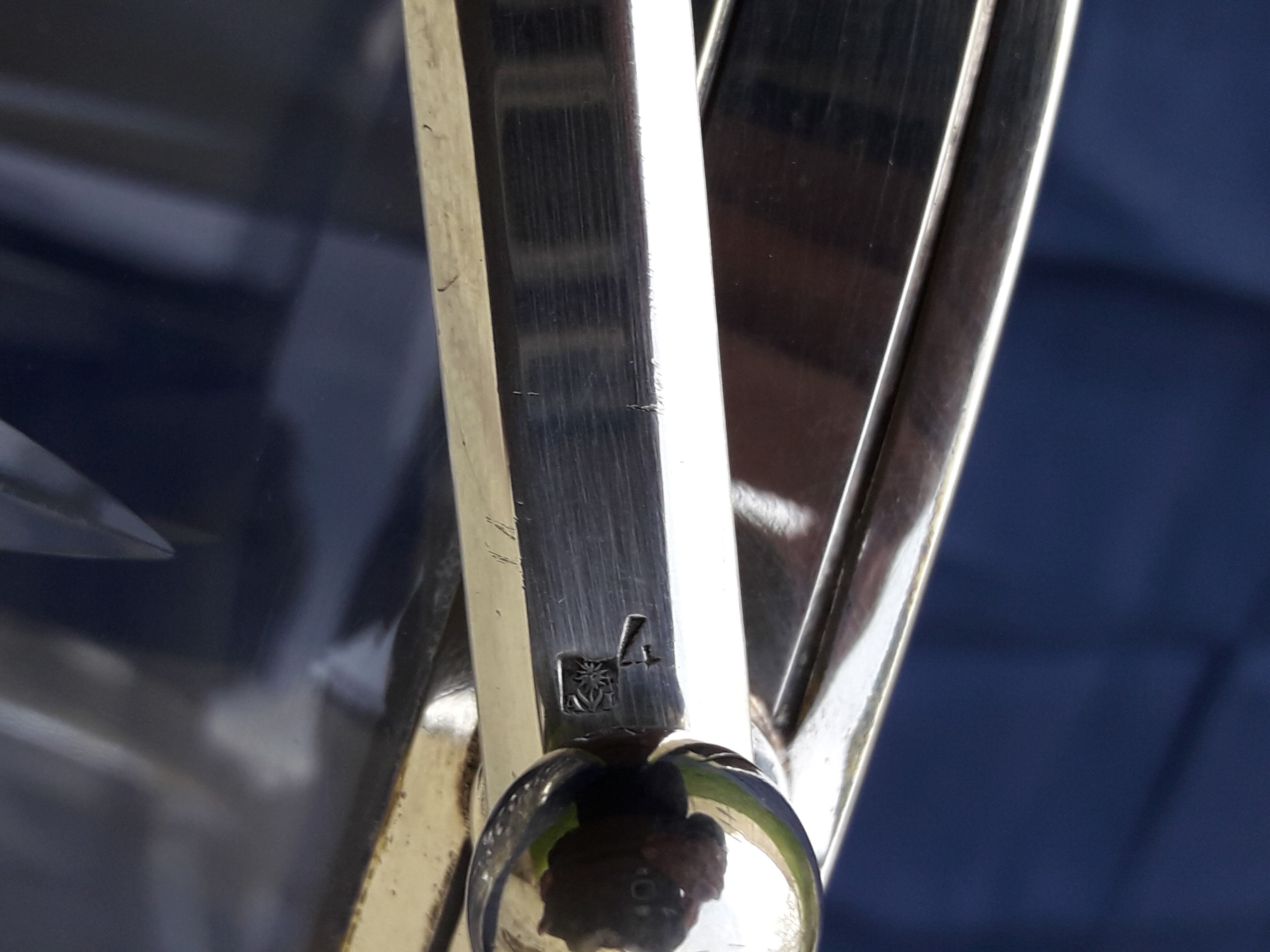 Ice bucket ice cubes signed crystal Saint Louis