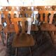 Lot of 14 vintage bistro chairs