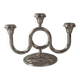 Vintage chrome candlestick