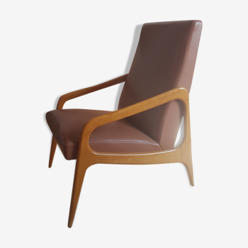 Fauteuil scandinave circa 1960