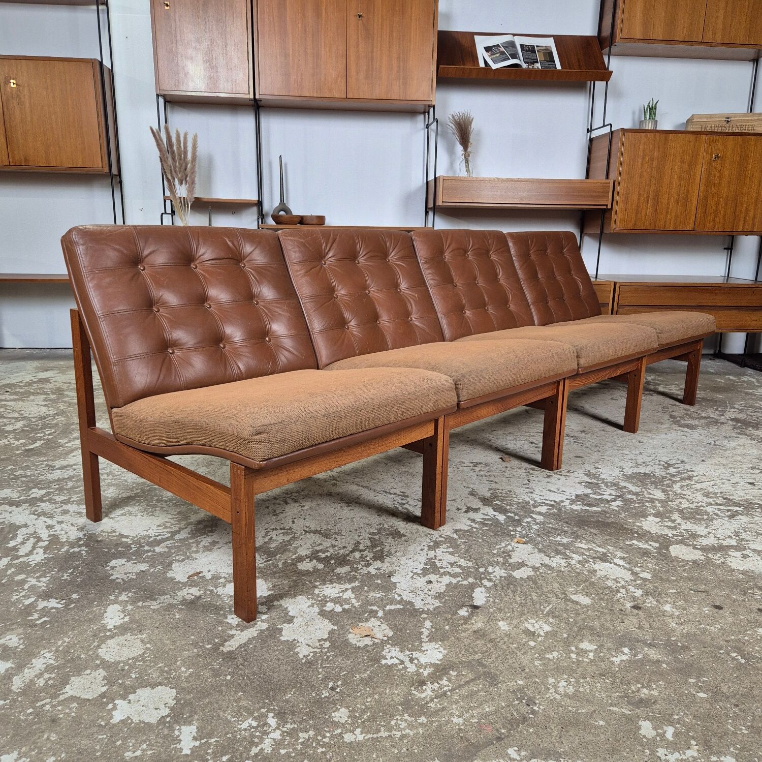 Ole Gjerløv Knudsen France & Søn modular sofa Danish 60's chairs