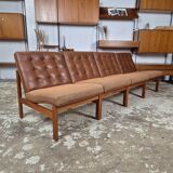 Ole Gjerløv Knudsen France & Søn modular sofa Danish 60's chairs