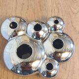 Chrome designer vase