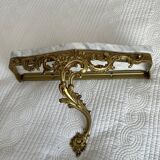 Bronze and marble console