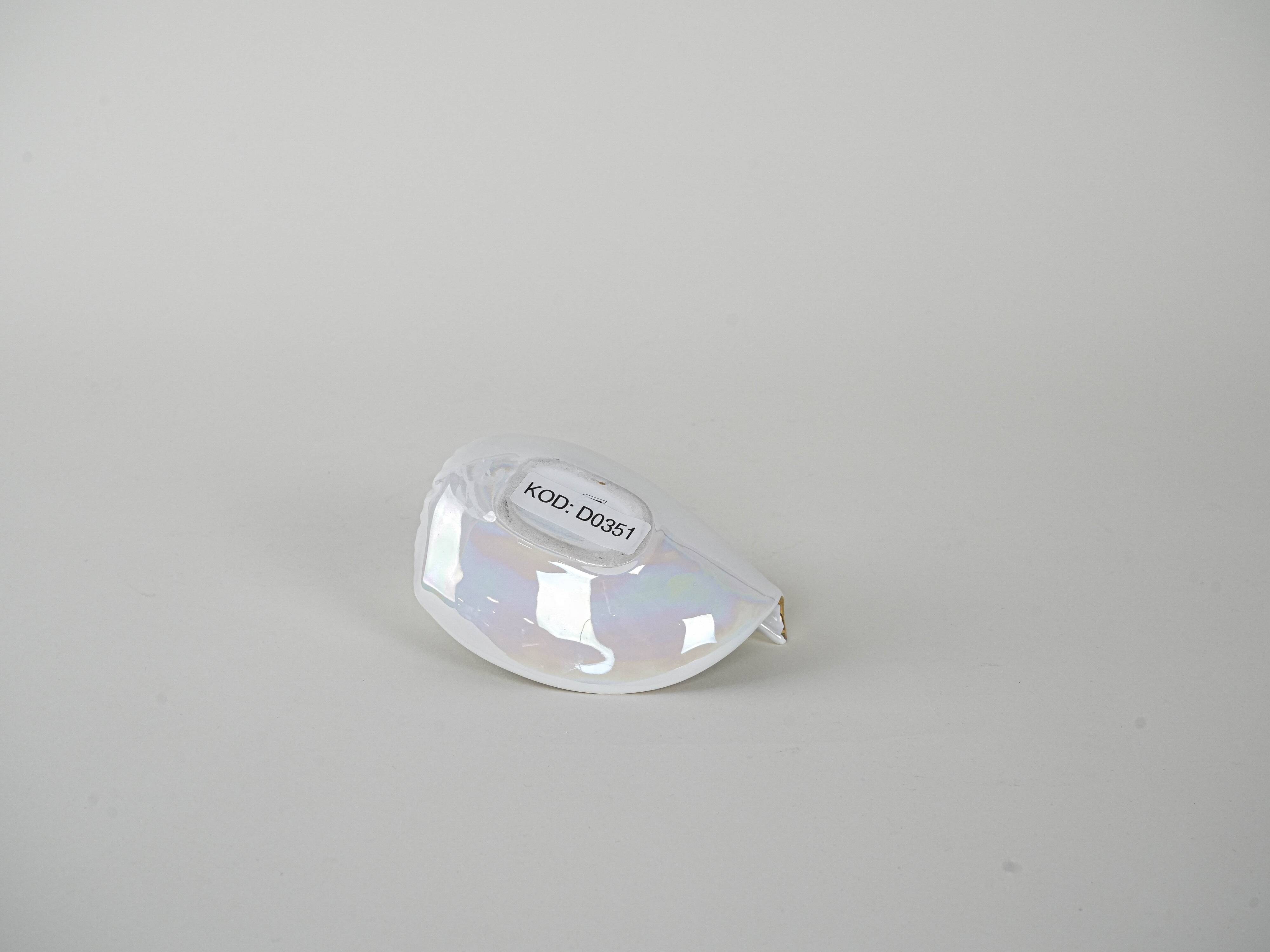 Porcelain seashell, Italian design, 1970s, production: Italy