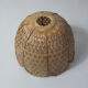 Vintage rattan flower pendant lamp