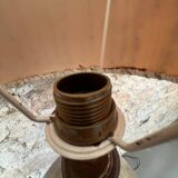 Enamelled sandstone lamp from the 1950s