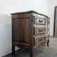 Commode néo rustique galbée richement sculptée