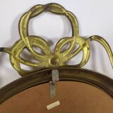 Miroir laiton doré
