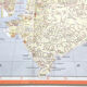 Vintage map of Marseille 1970