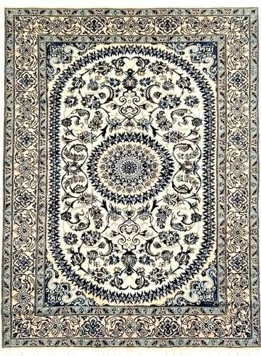 Persian Oriental Carpet NAÏN Wool and Silk: 3.20 X 2.10 Metres "Sardje Gallery"