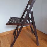 Chaise pliante en bois