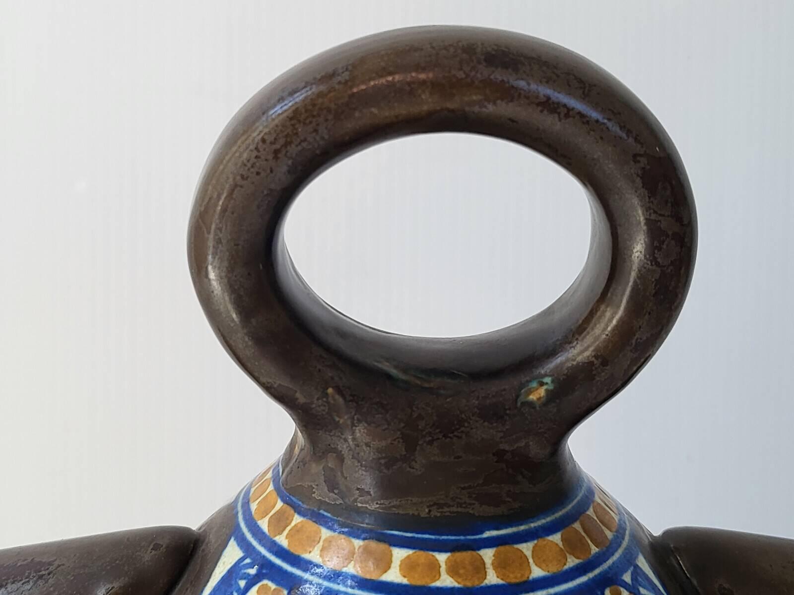 Gouda night light candle holder art deco 1915 vintage updated