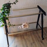 Vintage Zuenelli console on casters