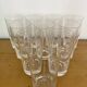 Set 10 verres orangeade cristal taillé