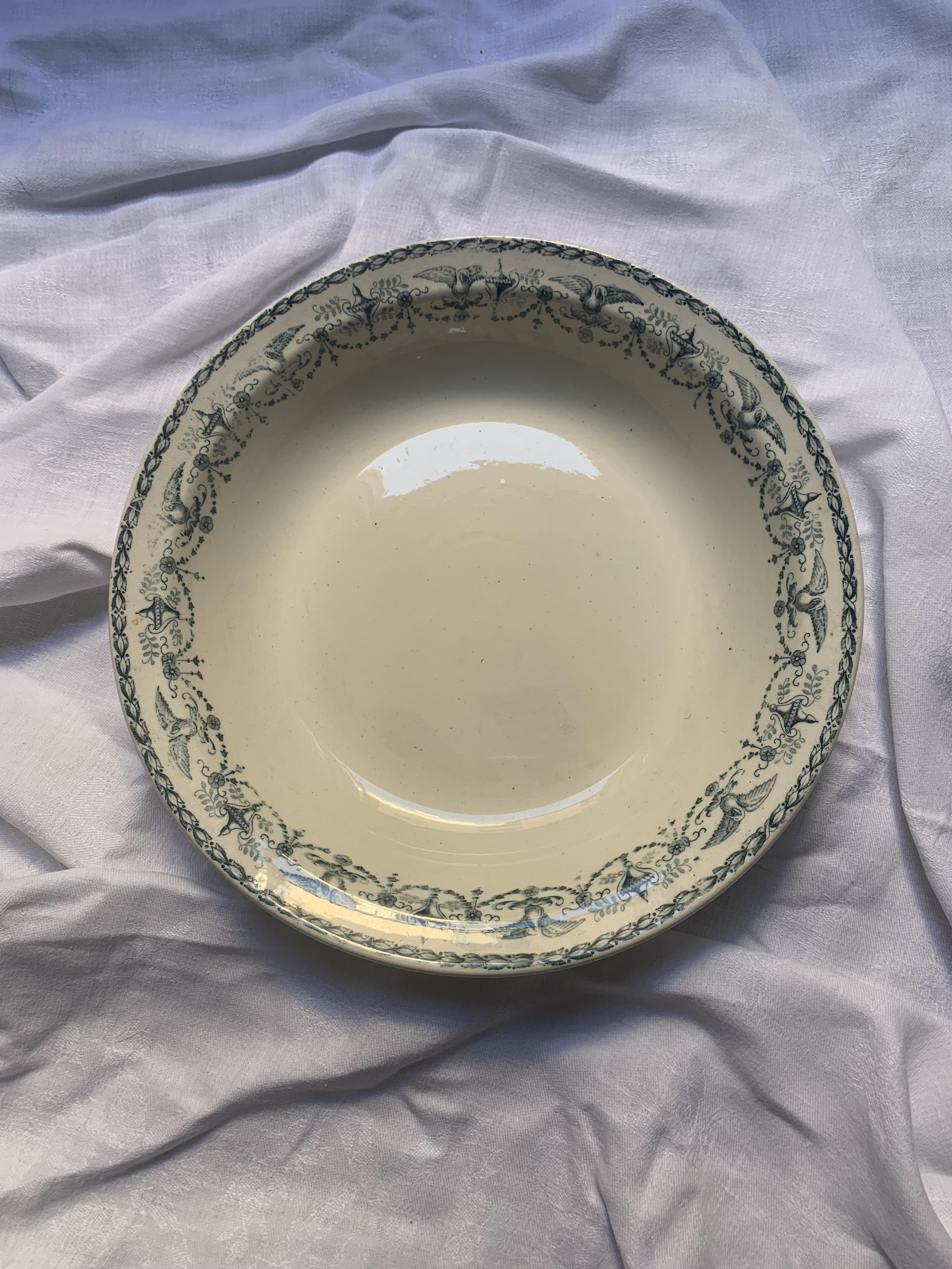 Flat blue iron earth