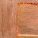Oil on canvas orange bouquet