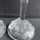 Pair of crystal candle holders - Cristallerie Nachtmann