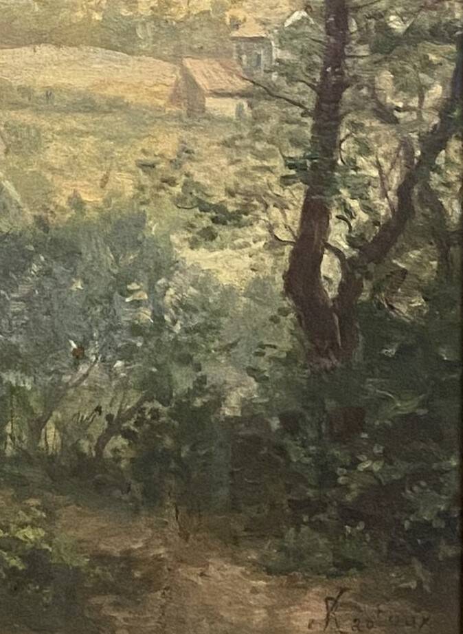 Oil painting signed Jules Gaspard RASTOUX