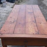 Table de ferme campagnarde 19 ème en merisier