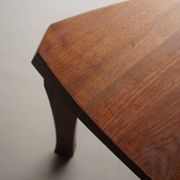 Anthroposophical Organic Coffee Table in walnut, 1950s
