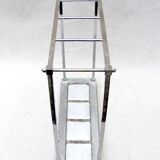 Art Deco umbrella holder in chromed metal