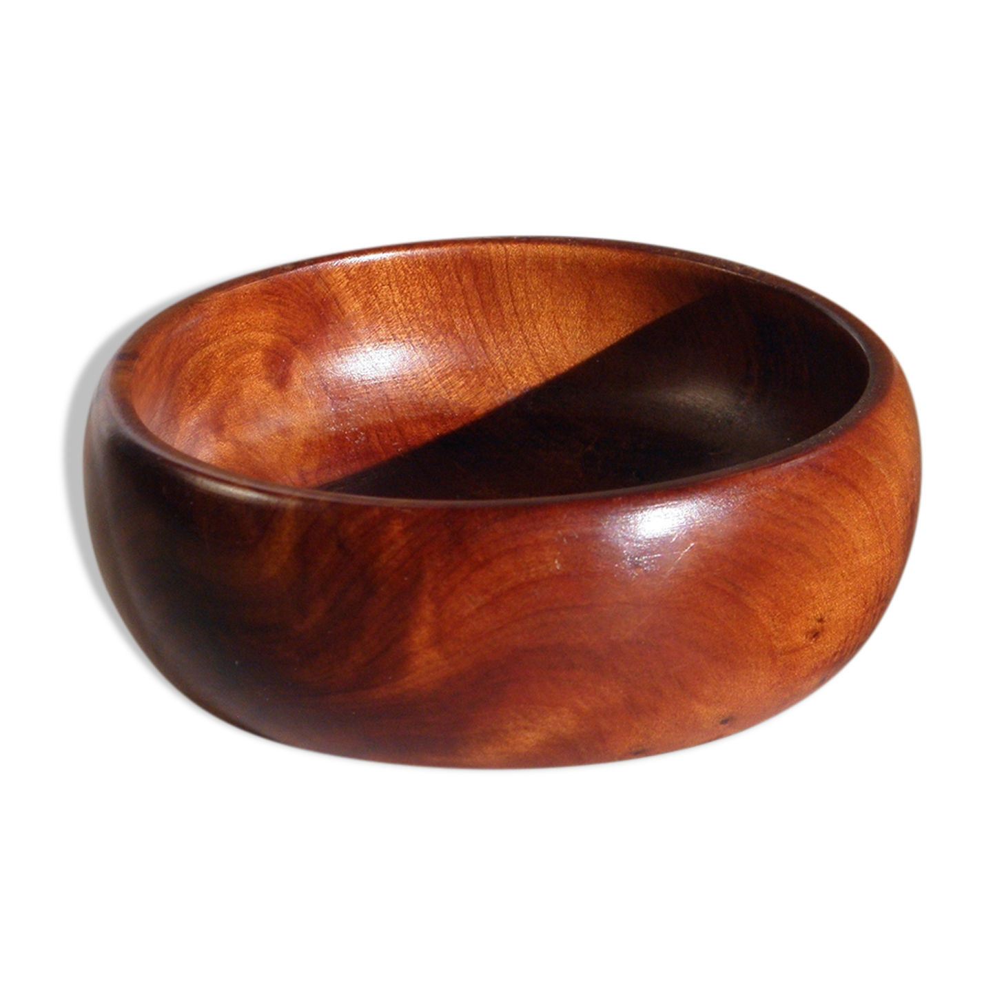 Empty-pocket cup in thuya magnifying glass 9 cm