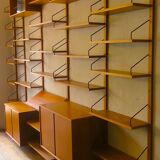 Système d'étagères modulaires en teck de Poul Cadovius, Danemark 1950-60