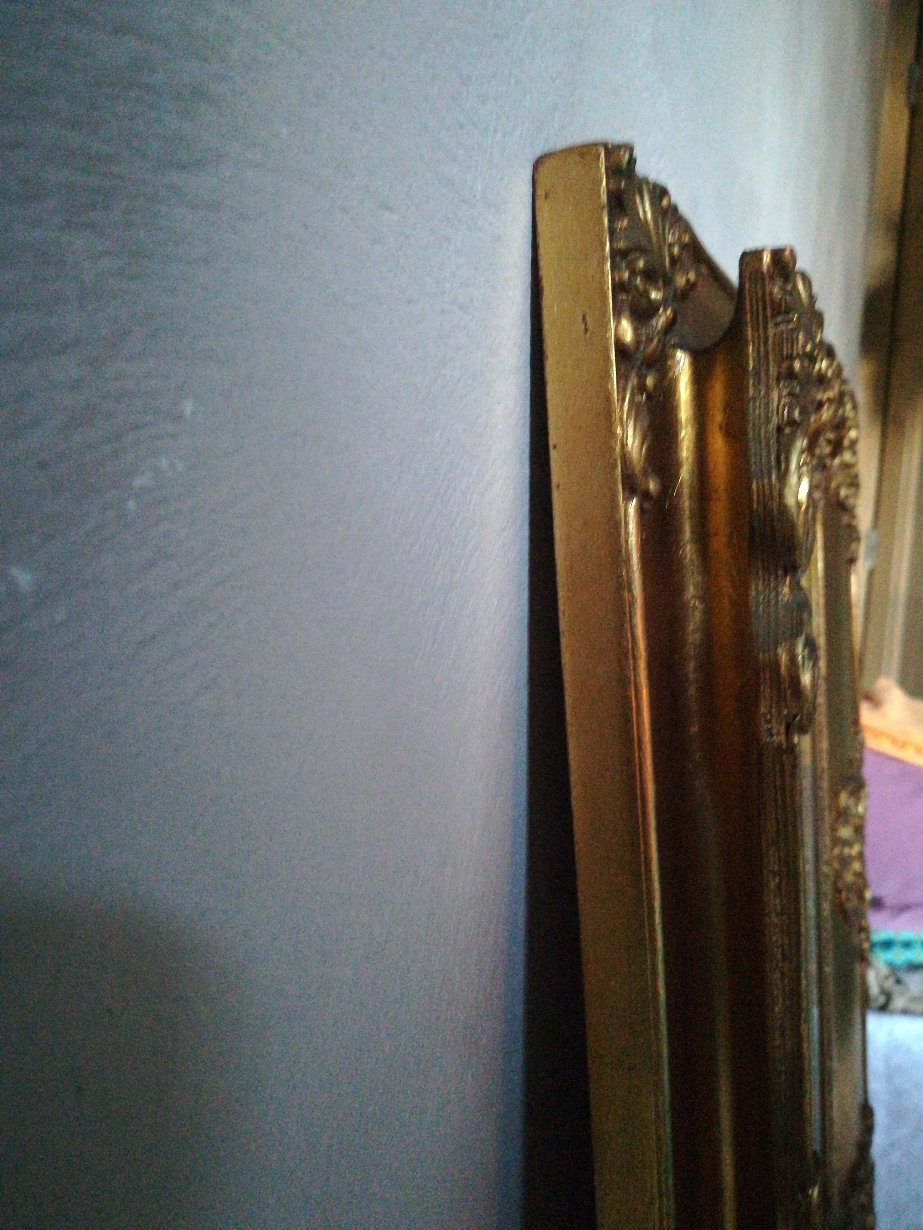 Mirror a volutes in wood and stucco 46 x 57cm