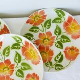 4 assiettes dessert Moulin des Loups Orchies modèle Ontario 210679