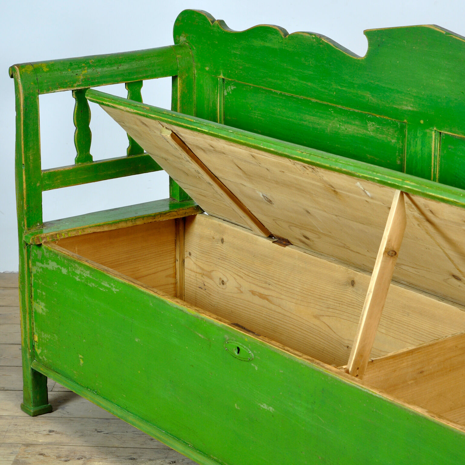 Antique Pine Bench, 1930s