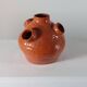 Vintage mid-century organic terracotta ceramic vase.