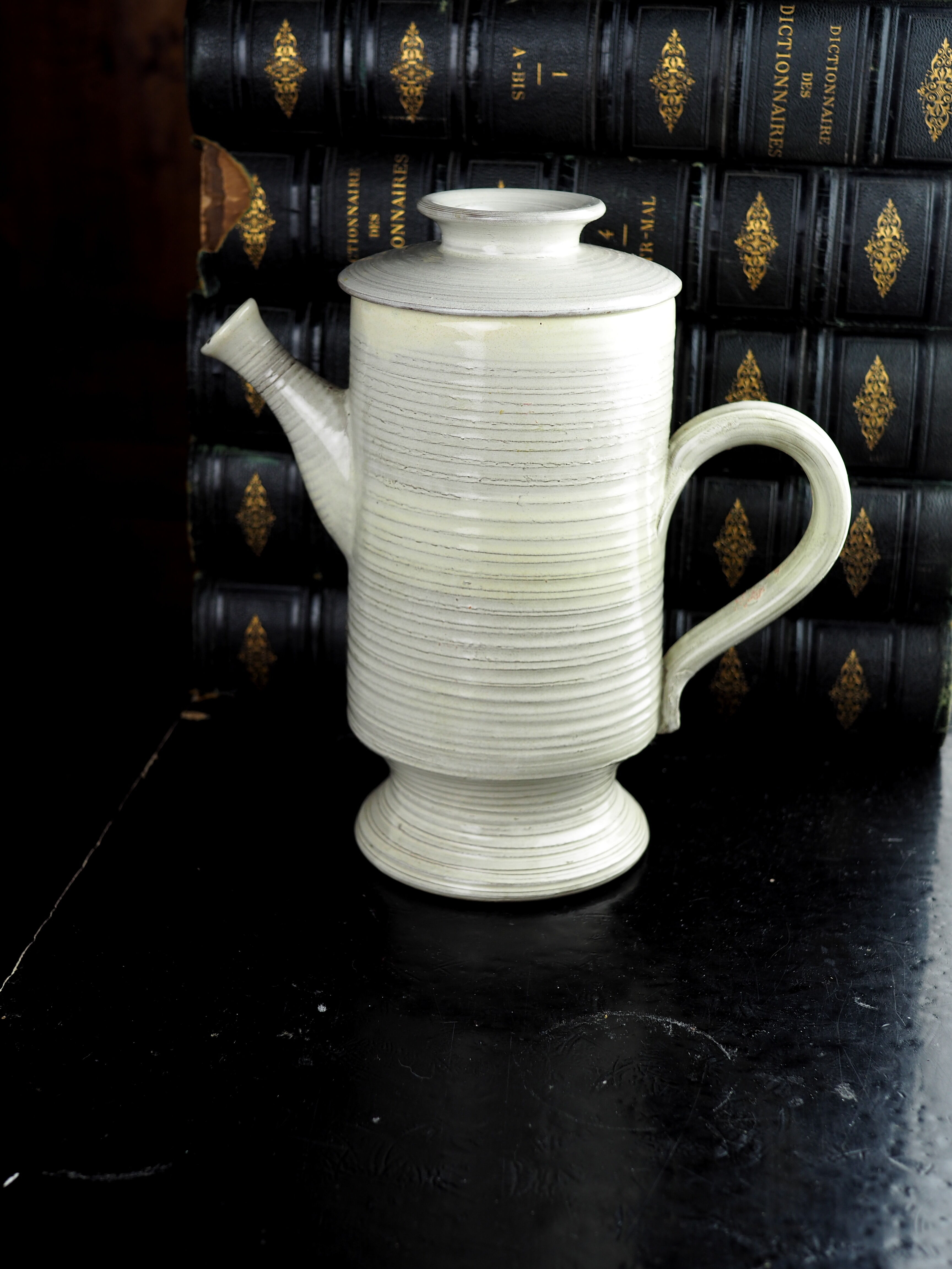 Stoneware cream coffee maker - Kilroot pottery- 70s / 90s