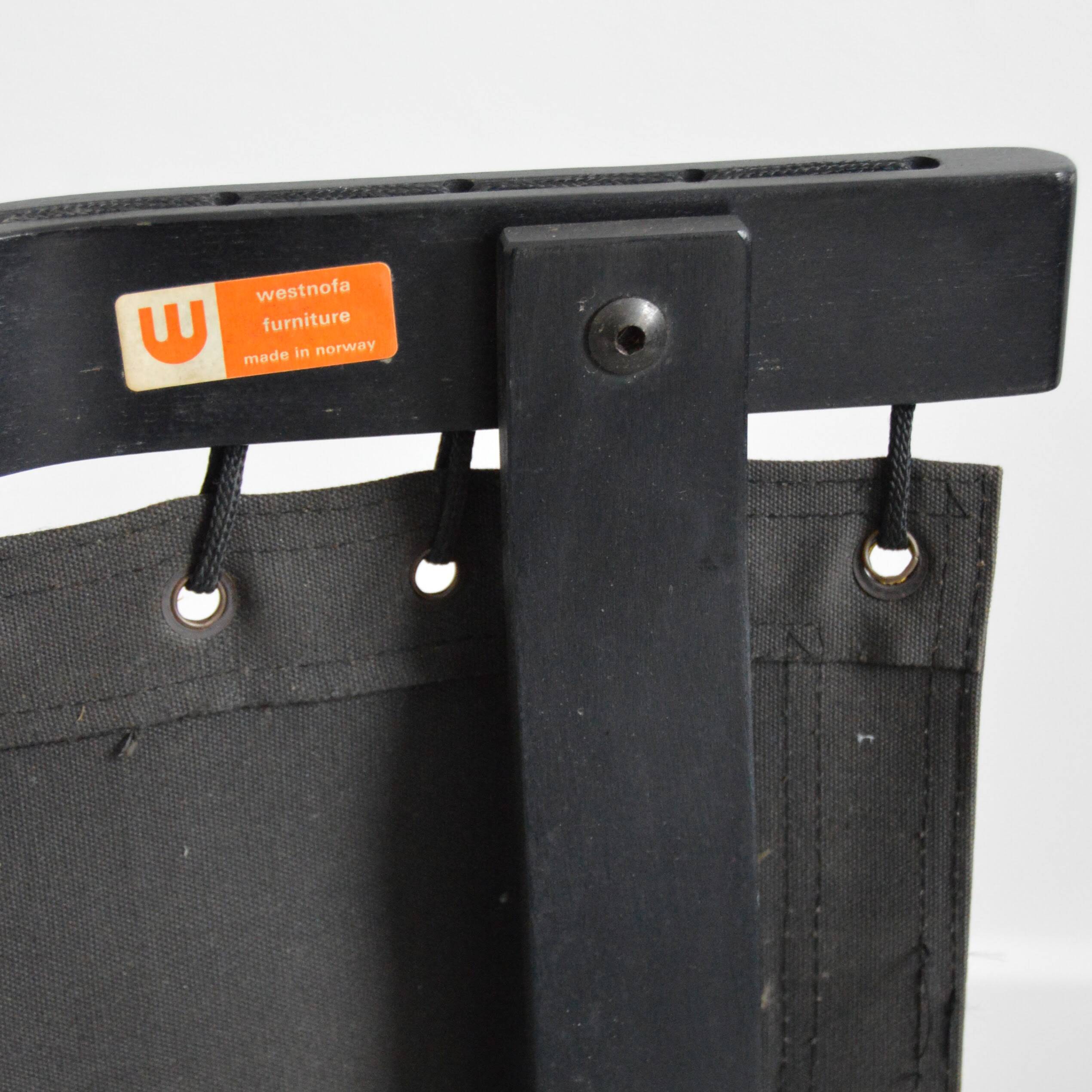 Siesta armchair with its ottoman by Ingmar Relling for Westnofa 1960s