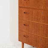 Scandinavian chest of drawers, 1950s–60s, teak
