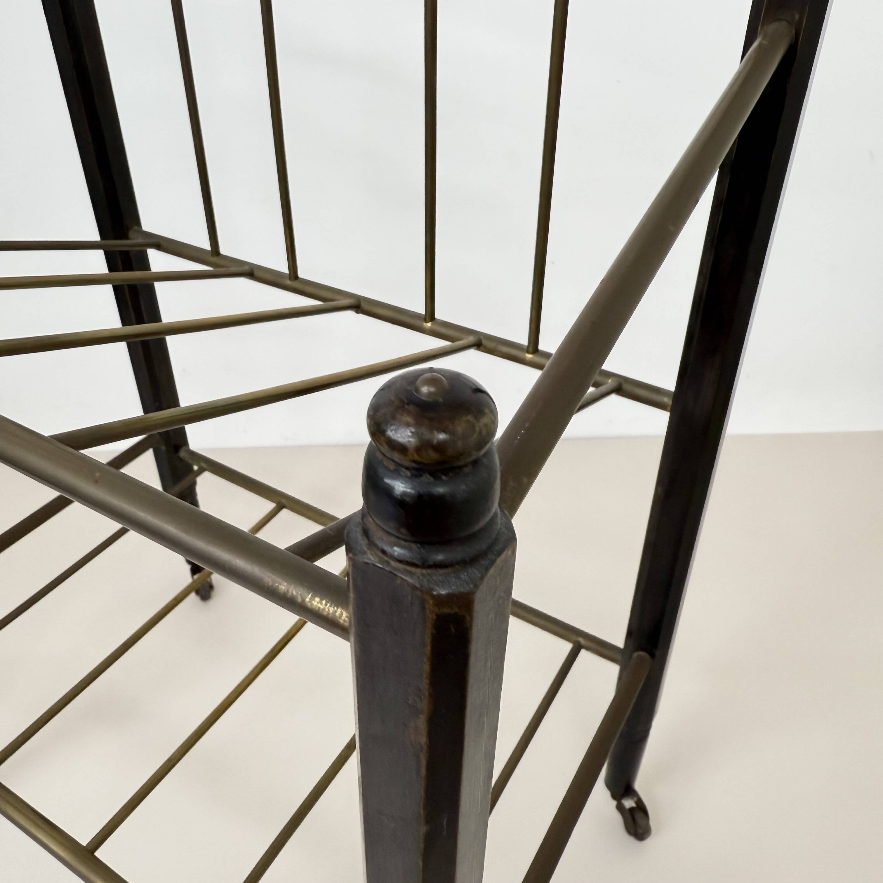 Vintage magazine rack , 1970s