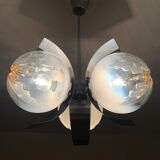 Chrome chandelier Mazzega